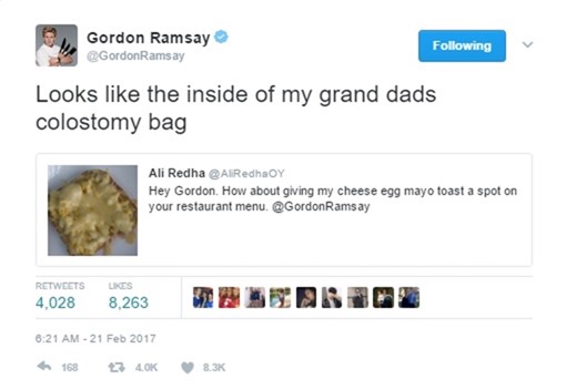 Gordon Ramsay roasts