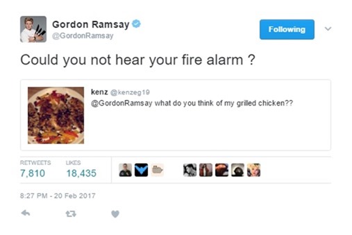 Gordon Ramsay roasts