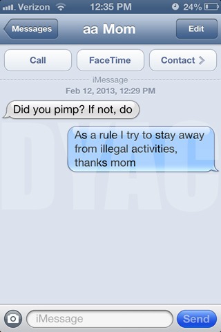 mom priceless texts