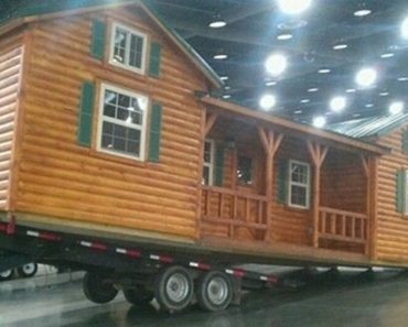 Live Comfortably In An Amish Log Cabin Kit For Under $17k
