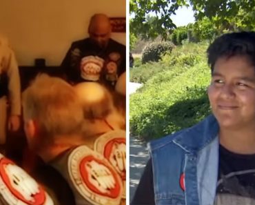 A Terrified Child Enters The Courtroom To Testify, But These Bikers Handle It…