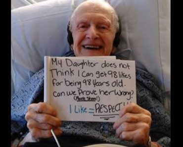 Old Man Asked For 98 Facebook Likes For His 98th Birthday, But Gets Over 20,000 Instead