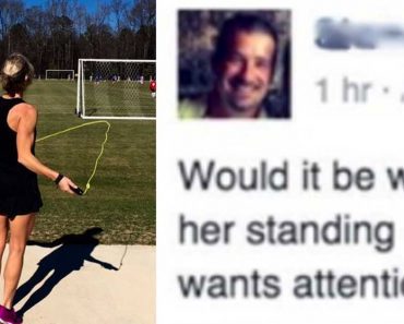 Man Criticizes Woman For Jumping Rope At Son’s Soccer Game