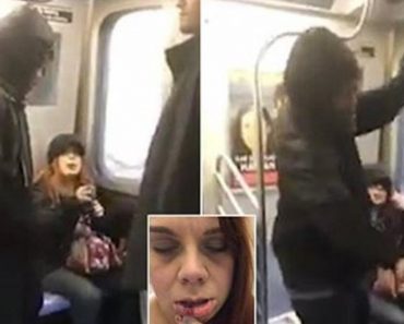 Shocking NYC Subway Confrontation Sees Woman Get Socked In The Face After Confronting A “Manspreader”