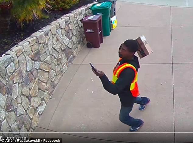 amazon delivery throwing package