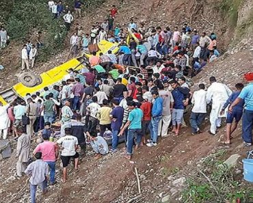 27 Children Among 30 Dead As School Bus Falls Off 200ft Cliff In India