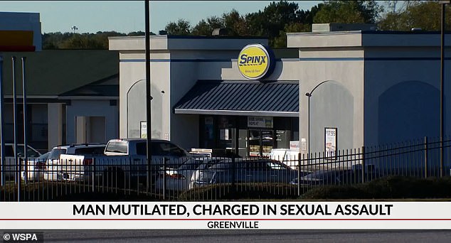 woman bites sex offender penis